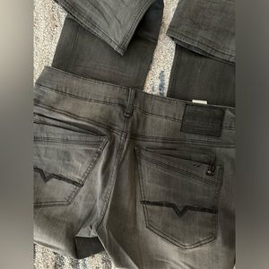 Buffalo David bitton men’s size 31 grey/ black wash jeans